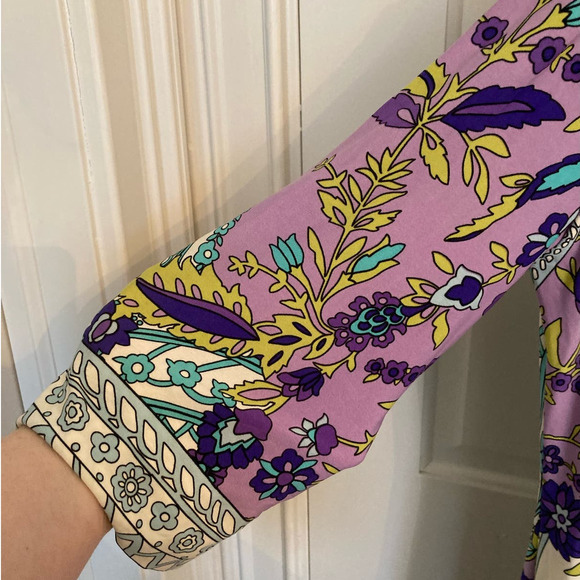 DM Donna Morgan Sheath Print Dress, Size 8 - Picture 3 of 5